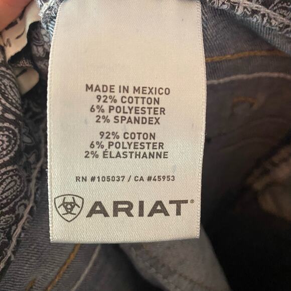 Ariat Women's Boot Cut Jeans - Blue - Picture 8 of 9